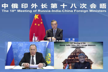 中国、米民主主義サミットを非難　印ロと外相会談
