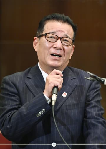 維新、松井代表の続投決定　規約改正、「全国政党」化