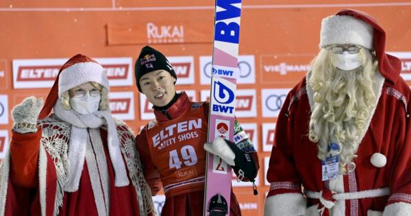小林陵侑が日本初の通算20勝目　スキーW杯ジャンプ
