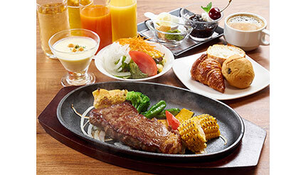 神戸のホテルで「サーロインステーキ食べ放題ランチ」！　2カ月間のロング開催