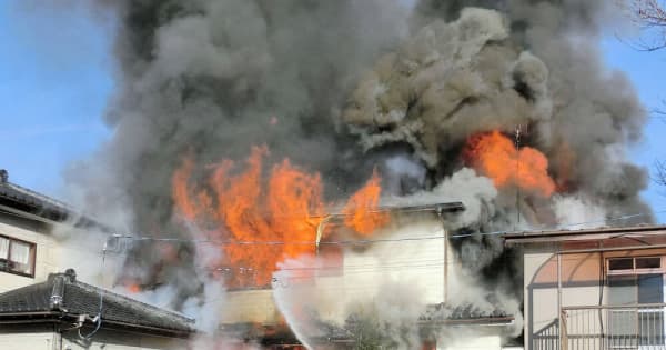 村田で火災、住宅焼ける　宮城