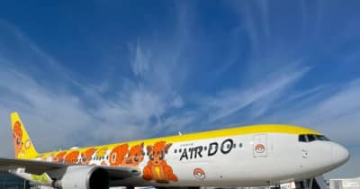 AIRDO「ベア・ドゥ」に代わる新たな特別塗装機「ロコンジェット」公開