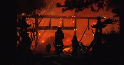 佐渡市の二宮神社が燃えた火事　近くに住む３０歳の男を逮捕　男が自首
