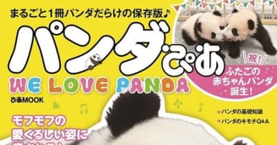 シャオシャオ&レイレイや楓浜など、日本で会えるパンダが大集合した『パンダぴあ』刊行