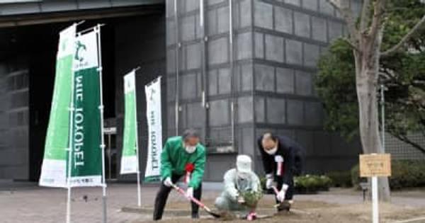 県伊賀庁舎に苗木寄贈　三重トヨペットが社会貢献活動