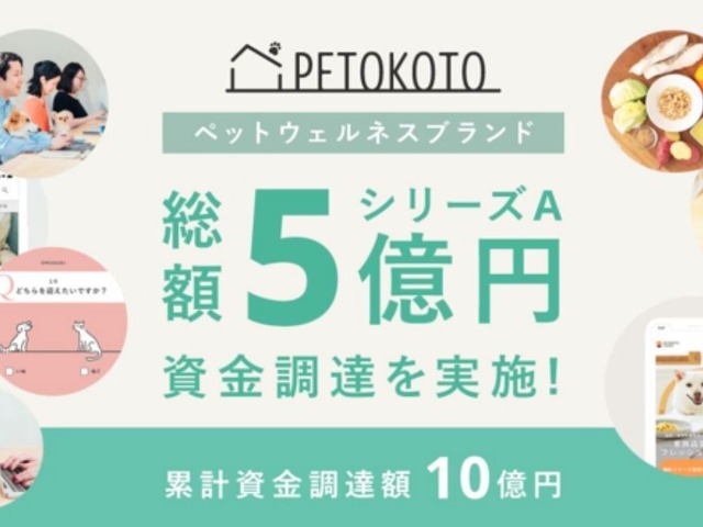 里親マッチングなどの「PETOKOTO」が5億円調達--殺処分問題の解決目指す