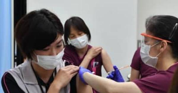 ワクチン3回目接種開始　県内の医療従事者114人