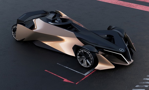 日産、アリアの高性能パワートレインを搭載したEVレーシングカーを公開
