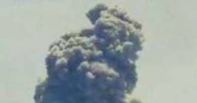諏訪之瀬島で噴火　噴煙1200メートル　鹿児島・十島村