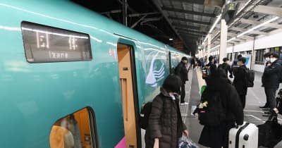 北海道新幹線、宇都宮に直行　栃木県立高修学旅行で専用列車