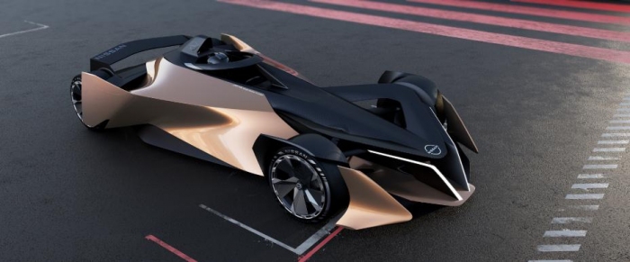 日産、EV「アリア」のパワートレインをレーシングカーに　コンセプト発表
