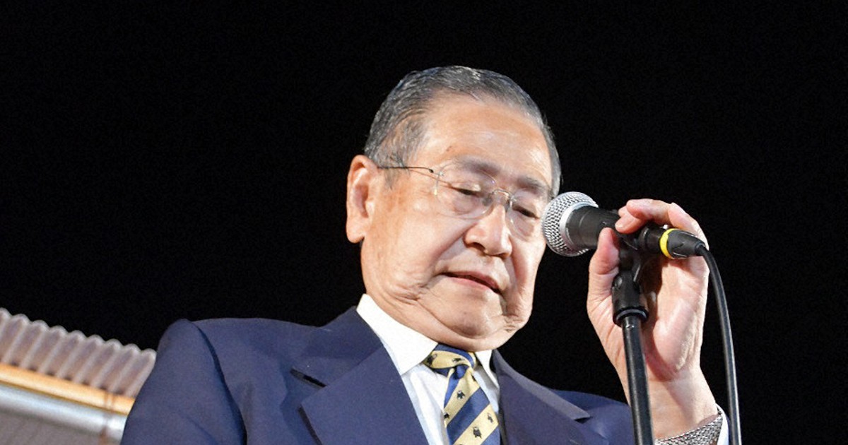 自民・野田毅氏が議員引退　衆院選落選、熊本県連特別顧問に就任