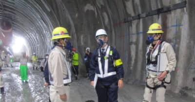 トンネル工事現場で緊急パトロール　発破作業の安全対策を確認　三重・伊勢労基署