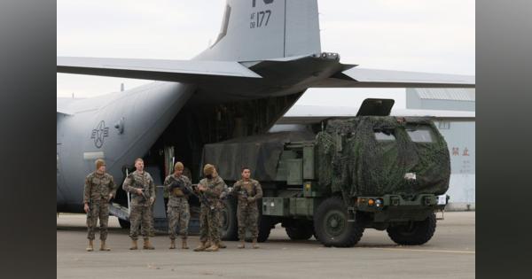 米海兵隊ロケット砲を空輸　離島防衛見据え共同訓練―陸自：時事ドットコム