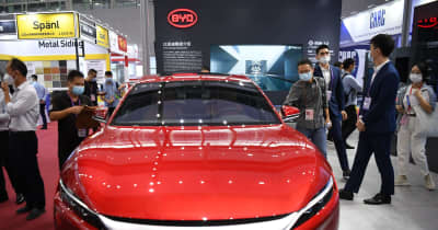 中国BYD、11月の新エネ車販売台数3.4倍