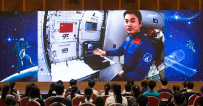 中国の宇宙ステーションで1回目の宇宙授業開催