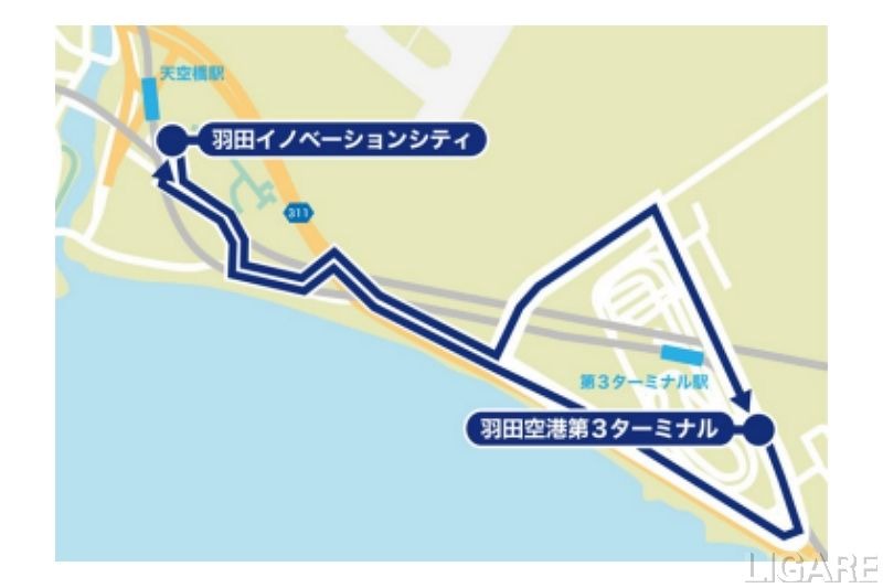 BOLDLYら、羽田空港を含むルートで自動運転バスの実証実験実施
