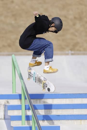 スケボー、14歳松本が首位通過　日本選手権始まる