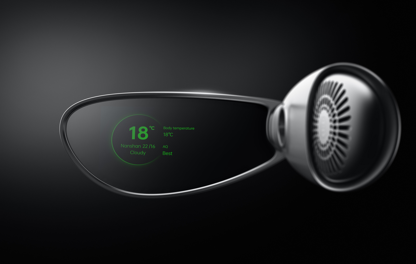 OPPOがメガネ端末 Air Glass 発表。単眼単色で軽い「アシステッドリアリティ」