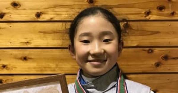 福留3位　全国小学生フェンシング3、4年女子フルーレ