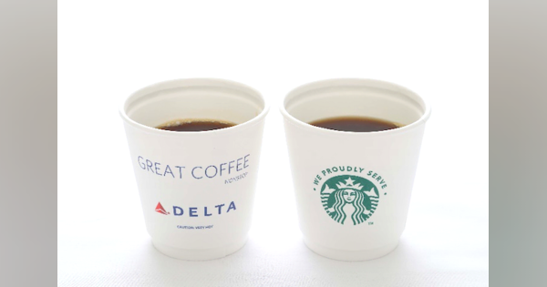 航空会社各社、機内提供コーヒー事情。スタバのシェアは？