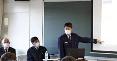 受刑者の矯正、職業訓練の大切さ語る　大学生に福島刑務所看守長