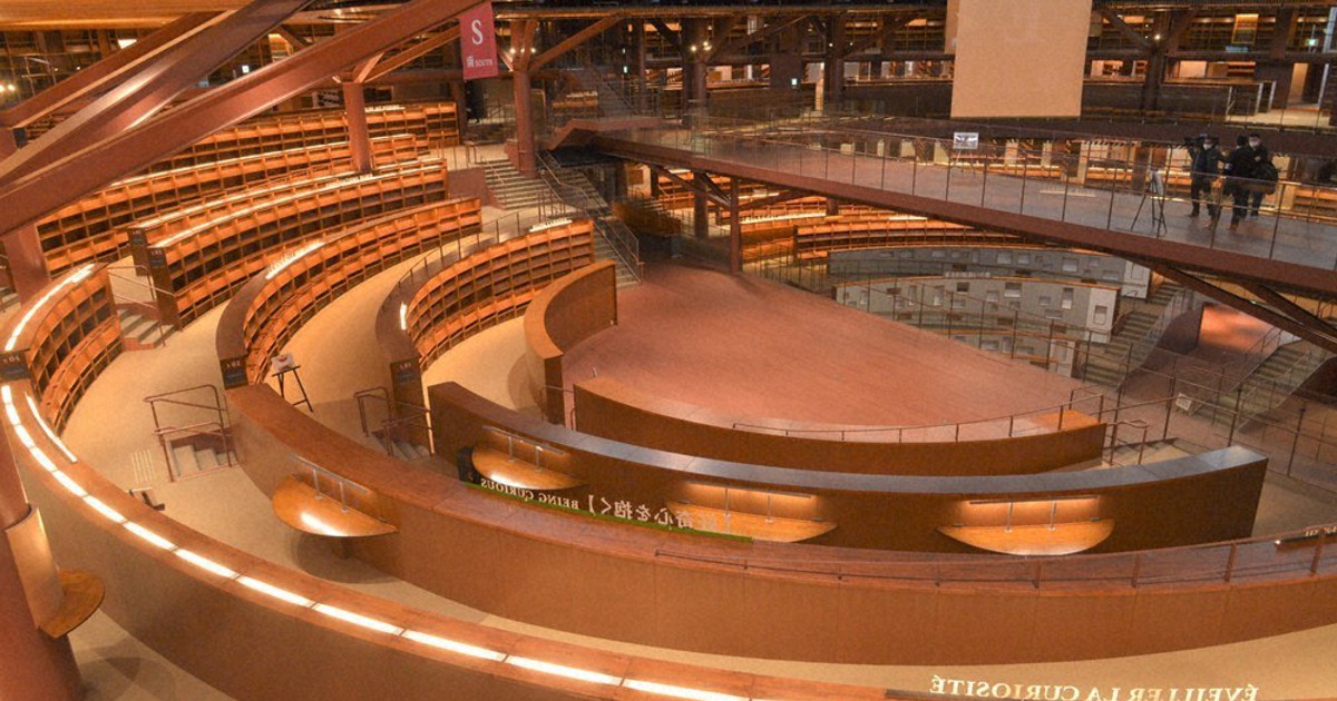 「円形劇場」で読書満喫　新石川県立図書館、来夏オープン