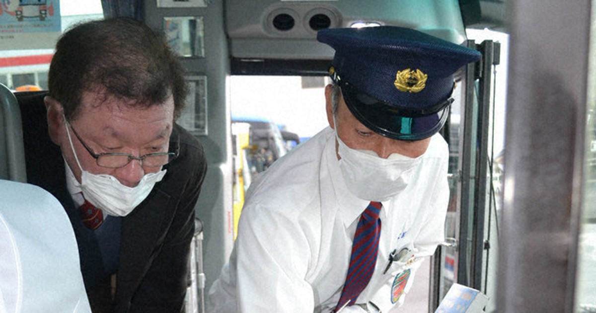 座席でバス運転手見守り実験　事故防止へ心拍と呼吸チェック