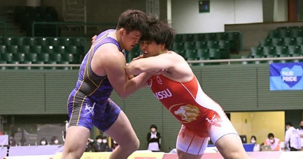 レスリング鶴田が県勢対決を制し初V　「なんとしても優勝したかった」　全日本選手権