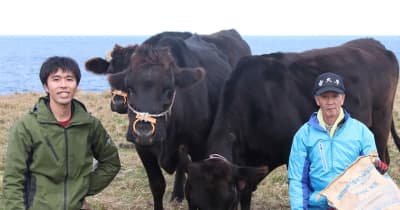 生き残った子牛がくれた“希望”　畜産盛んな宇久で200頭飼育　鳥山さんの牛舎を訪問