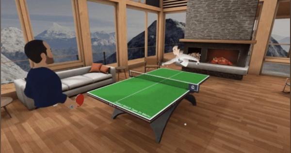 VR卓球ゲーム「Eleven Table Tennis」がメタ社の新アバターシステムに対応