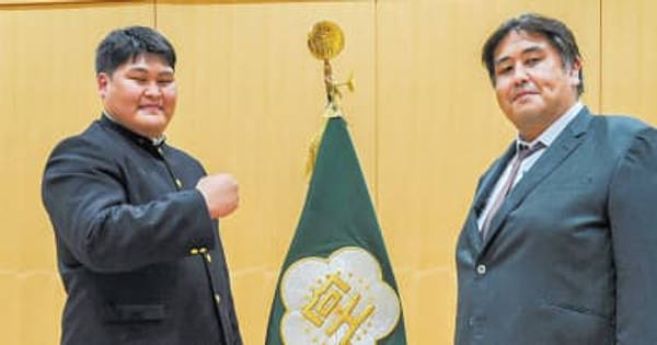 向の岡工高 二子山部屋へ5人目 相撲部 遠藤隆生さん 川崎市多摩