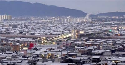 熊本県内、厳しい冷え込み　高森町で氷点下6・6度