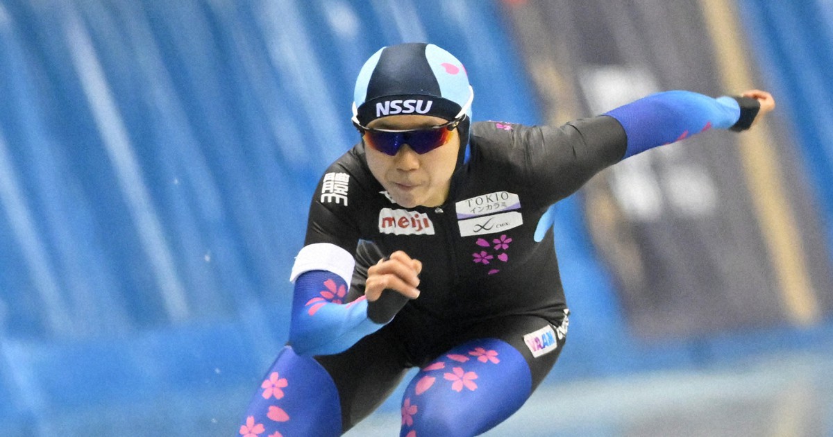 高木美帆がスピードスケート女子500V　北京五輪代表選考会