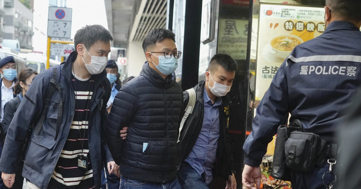 香港の民主派ネットメディア事業停止　当局が記者ら逮捕、資産を凍結