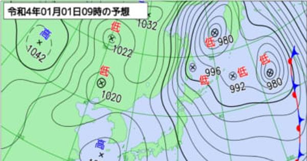 福井県内12月31日から1月1日は大雪恐れ　平地で最大降雪25cm、交通障害に注意　12月31日朝