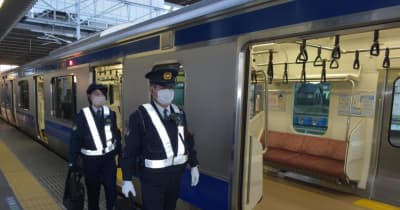 茨城県警とJR　駅、車両で警戒強化　列車内事件続発受け
