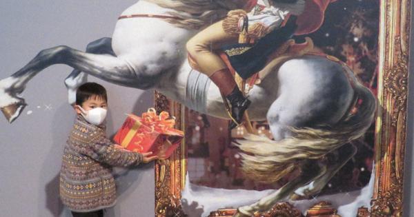 額から飛び出すナポレオン　世界の名画が3Dに　愛知・美術博物館