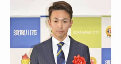 須賀川市が相沢晃選手に幸吉賞　世界陸上、パリ五輪へ意欲