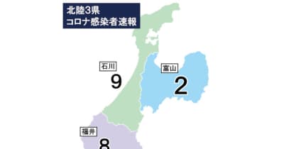 富山県内 新たに2人感染確認（6日発表）