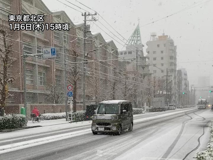 関東はこの後が雪のピーク　帰宅時間帯はさらに積雪増加