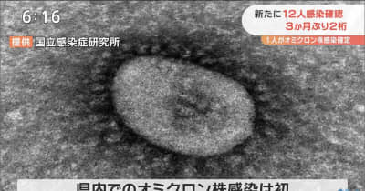 新型コロナ１２人感染確認　仙台の１人はオミクロン株確定