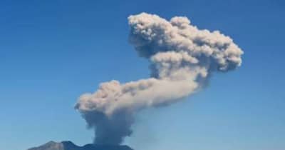 桜島が今年1回目の爆発　鹿児島市で空振か
