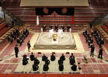 両国国技館で土俵祭り、安全祈願　9日初日の大相撲初場所