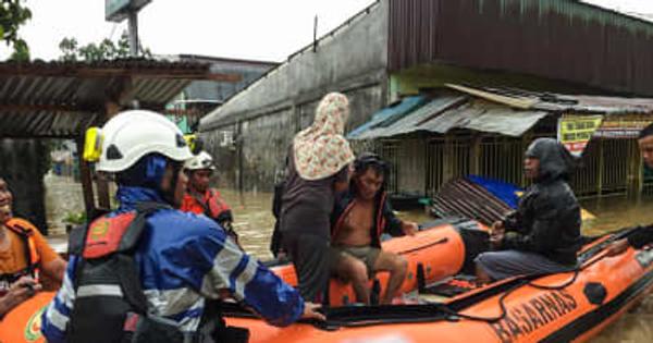 インドネシア東部で洪水、6人死亡