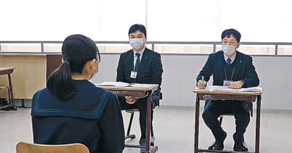 石川県内4私立高で推薦入試