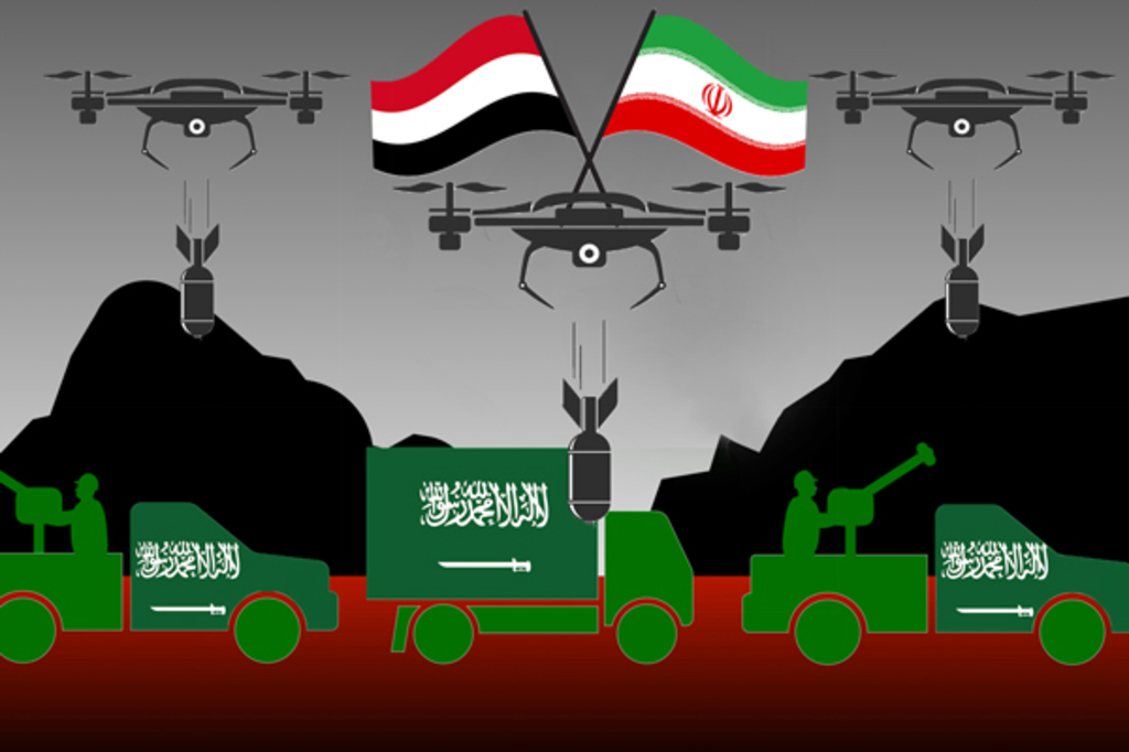 サウジが受けるイラン支援イエメン・ホーシー派の攻撃