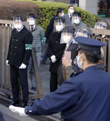 東京地裁、ノーマスクに厳戒態勢　ワクチン巡る訴訟、トラブルなし
