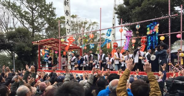 「湘南のえびす様」平塚三嶋神社で恒例「新春えびすまつり」　フリーマーケットも実施
