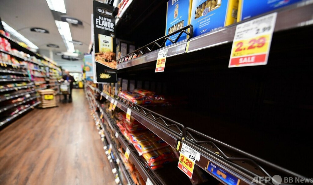 米各地のスーパーで品薄 オミクロン株が供給網に影響